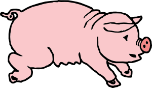 free vector Piggie Pig clip art