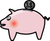 free vector Piggybank clip art
