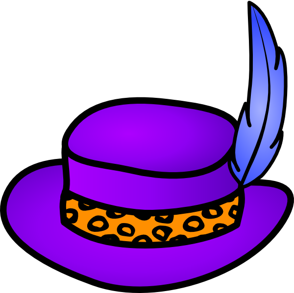 Download Pimp Hat clip art (106275) Free SVG Download / 4 Vector