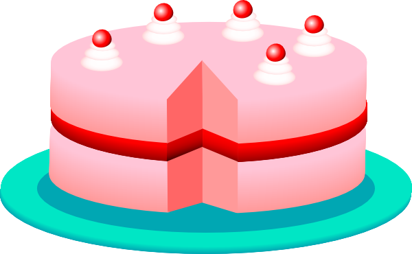 free vector Pink_cake clip art