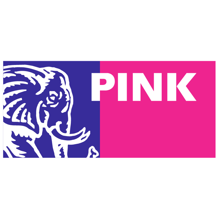 free vector Pink elephant