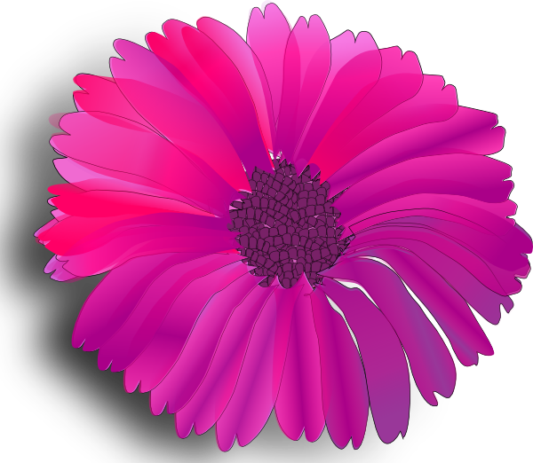 free vector Pink Flower clip art