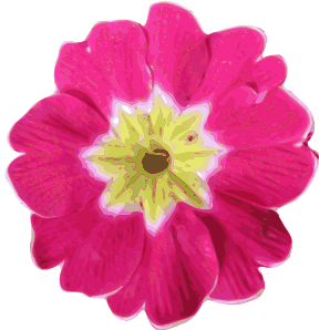 Download Pink Flower clip art (115146) Free SVG Download / 4 Vector