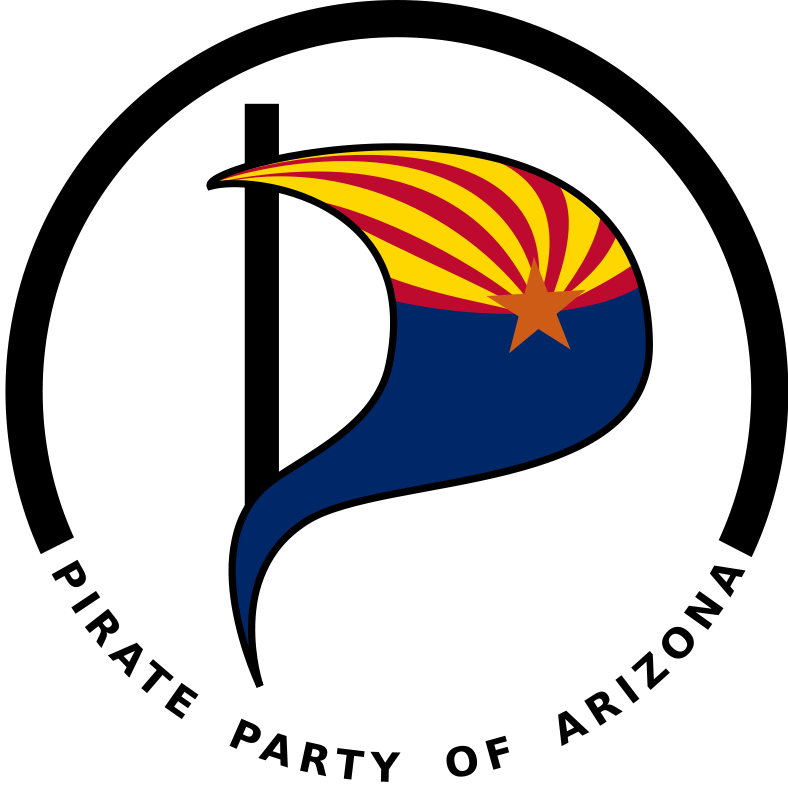 free vector Pirate Party of Arizona logo