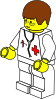 free vector Pitr Lego Town Doctor clip art
