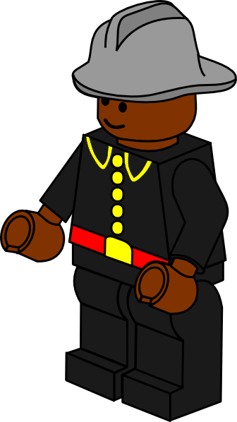 free vector Pitr Lego Town Fireman clip art