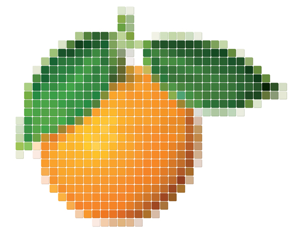 free vector Pixel vector fruits