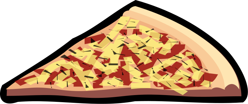 free vector Pizza slice 01