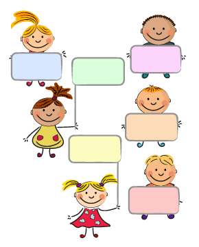 free vector Placards vector cute kids