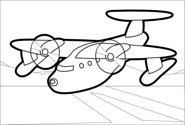 free vector Plane clip art