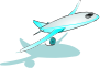 free vector Plane Taking Off clip art
