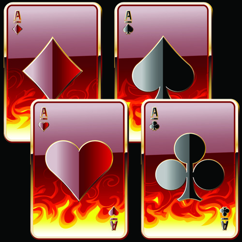 free vector Playing cards clip art