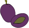 free vector Plum Fruit Food clip art