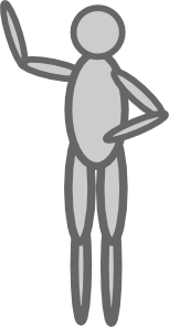 free vector Pointing Person clip art