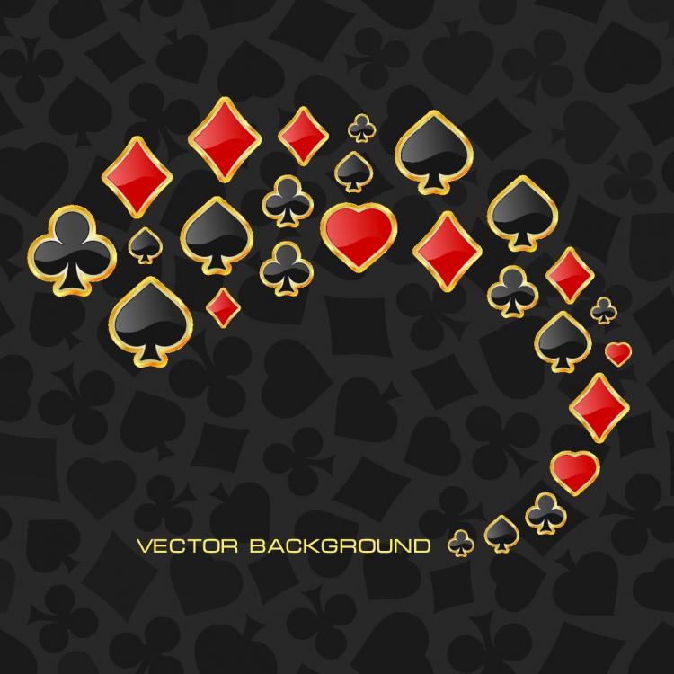 free vector Poker theme vector graphic
