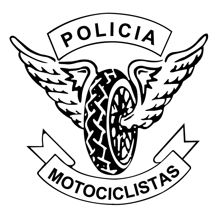 free vector Policia motociclistas