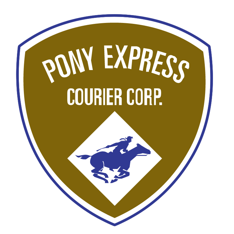 free vector Pony express courier