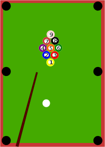 free vector Pool Table clip art