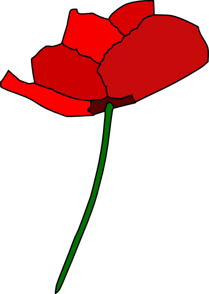 free vector Poppy Flower clip art