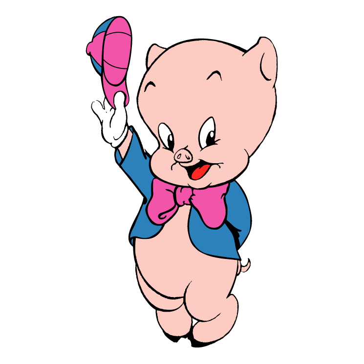 free vector Porky pig