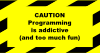 free vector Portablejim Programming Addictive Sign clip art