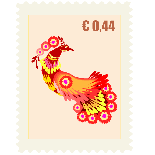 free vector Postmark stamp envelope vector material