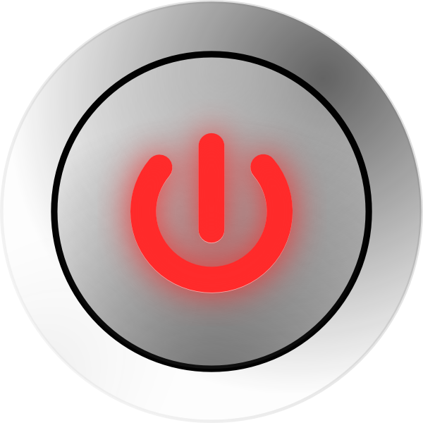 free vector Power Button States On Off clip art