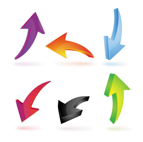 free vector Practical Motion Vector Arrows Practical Motion Vector