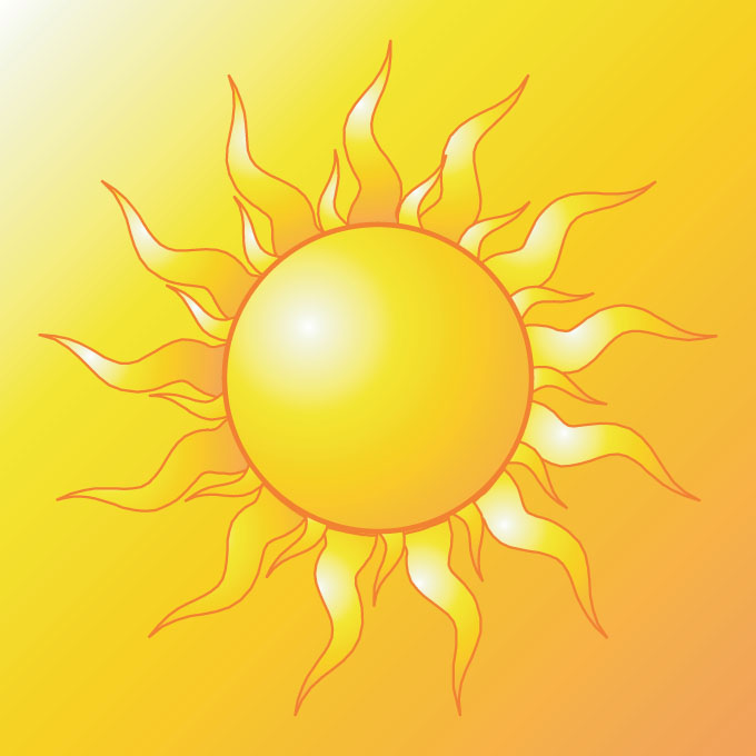 free vector Practical sun icon vector