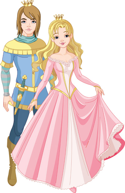 Download Prince and princess vector Free Vector / 4Vector