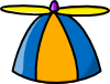 free vector Propeller Hat clip art