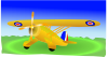 free vector Propeller Plane clip art