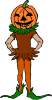 free vector Pumpkin Boy Color Version clip art