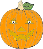 free vector Pumpkin Face clip art