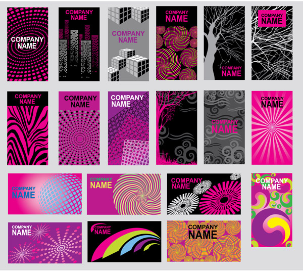 free vector Purple abstract design vector clip card