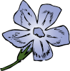 free vector Purple Flower clip art
