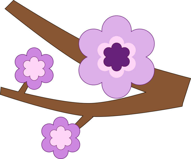 free vector Purple Flower