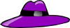 free vector Purple Hat clip art