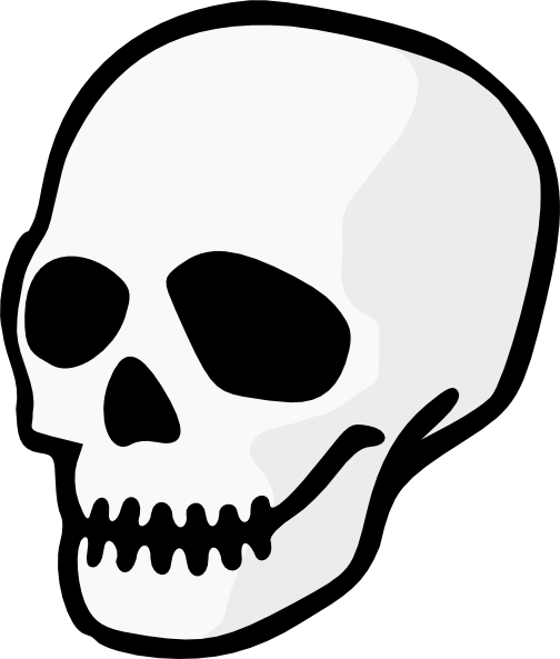 free vector Purzen Skull clip art