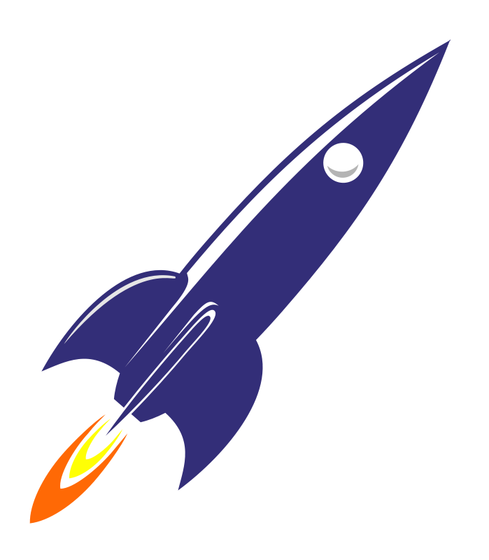 free vector R is for Rocket