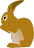 free vector Rabbit  clip art