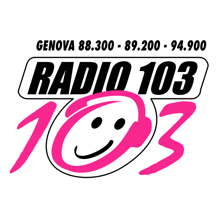 free vector Radio 103 liguria 1
