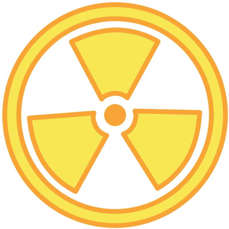 free vector Radioactive Warning