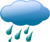 free vector Rain Cloud clip art