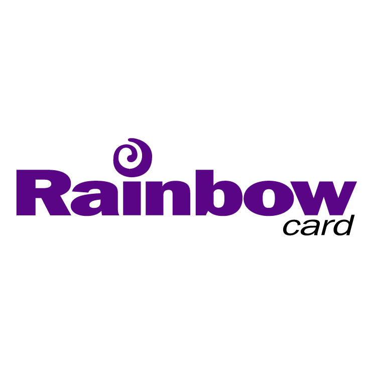 free vector Rainbow card