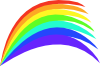 free vector Rainbow clip art