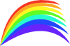 Download Rainbow clip art (107783) Free SVG Download / 4 Vector