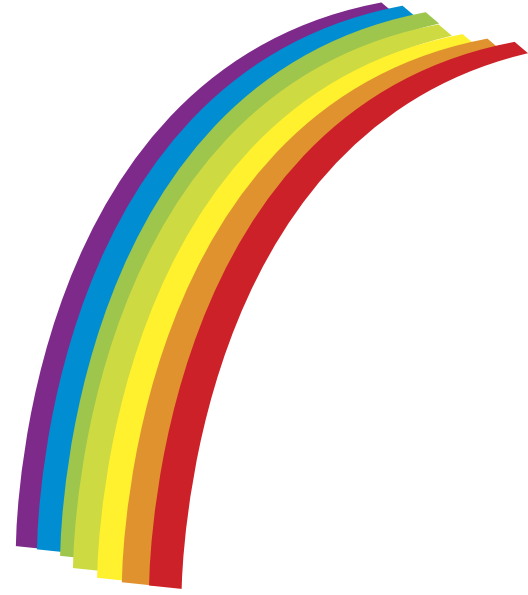 rainbow clipart vector - photo #8