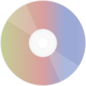 free vector Rainbow Disc clip art