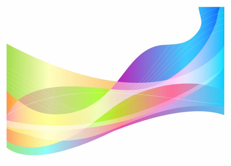 free vector Rainbow spectrum wave background